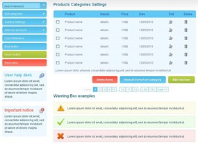 Admin Panel后台界面框架